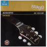 Струни для акустичної гітари STAGG G AC-1254-BR