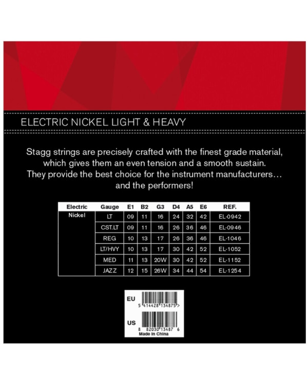 Струни для електрогітари STAGG G EL-1052 Струни для електрогітари STAGG G EL-1052