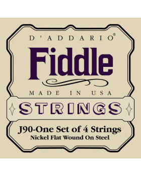 Струни для скрипки D'ADDARIO J90 FIDDLE 4/4 Sacle Medium Tension