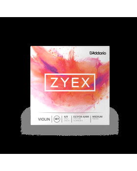 Струни для скрипки D'ADDARIO ZYEX VIOLIN STRING SET 4/4 MEDIUM TENSION