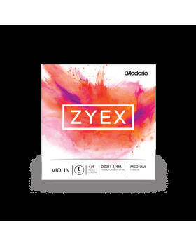 Струна для скрипки D'ADDARIO ZYEX VIOLIN STRING E 4/4 MEDIUM TENSION