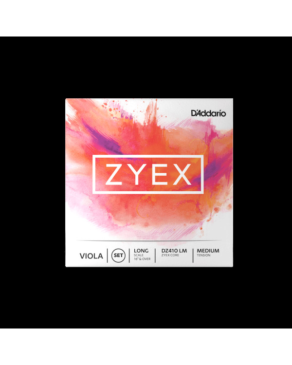 Струни для альта D'ADDARIO ZYEX VIOLA STRING SET (Long Scale, Medium Tension)