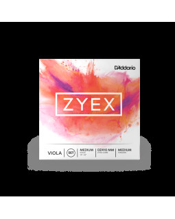 Струни для альта D'ADDARIO ZYEX VIOLA STRING SET (Medium Scale, Medium Tension)