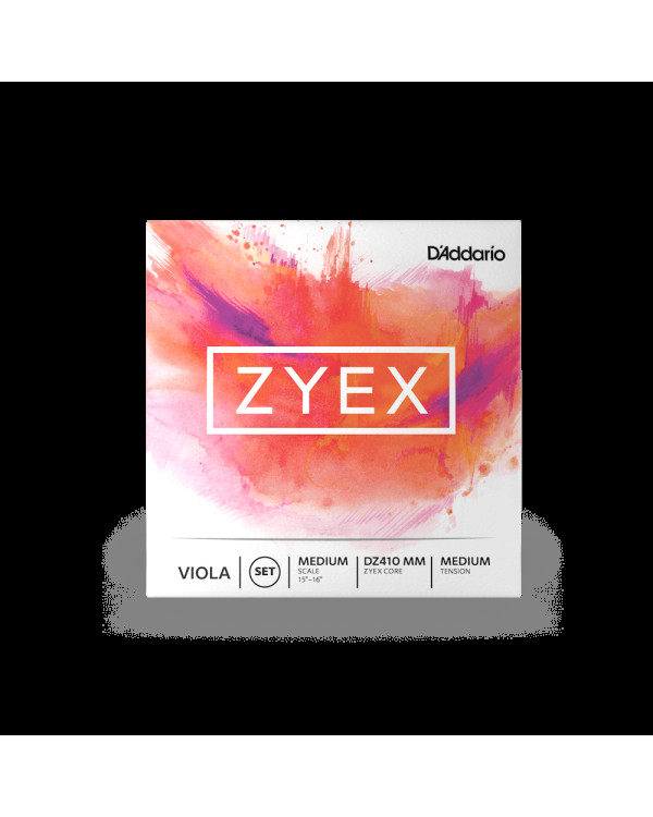 Струни для альта D'ADDARIO ZYEX VIOLA STRING SET (Medium Scale, Medium Tension)