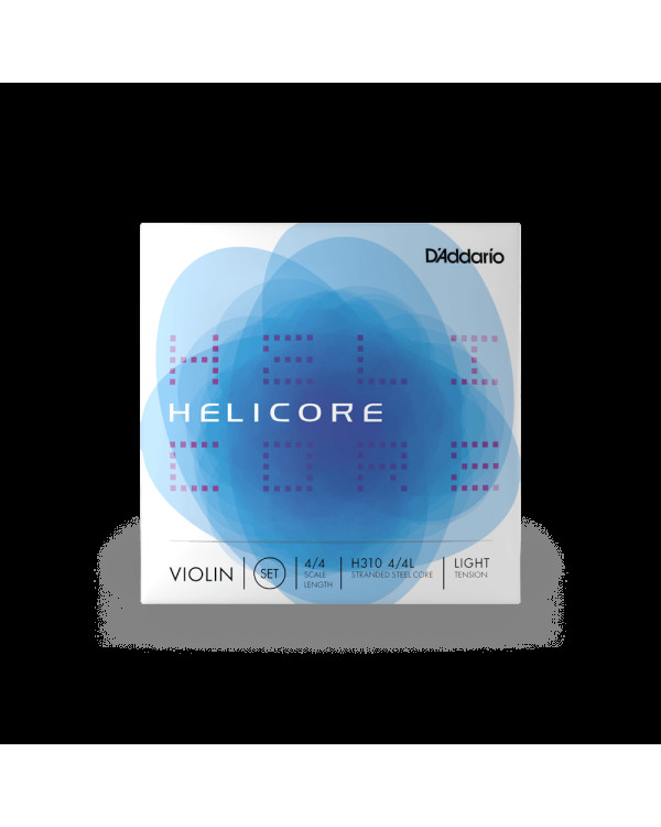 Струни для скрипки D'ADDARIO HELICORE VIOLIN STRING SET 4/4 Scale Light Tension
