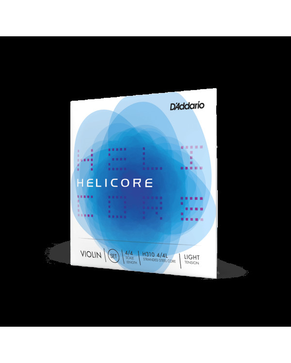 Струни для скрипки D'ADDARIO HELICORE VIOLIN STRING SET 4/4 Scale Light Tension