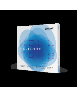 Струни для віолончелі D'ADDARIO HELICORE CELLO STRING SET 4/4 Scale Medium Tension-foto2