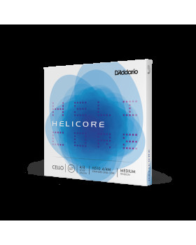 Струни для віолончелі D'ADDARIO HELICORE CELLO STRING SET 4/4 Scale Medium Tension-foto2
