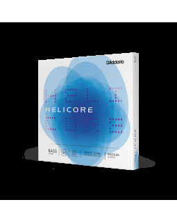 Струни для контрабасу D'ADDARIO HELICORE HYBRID BASS STRING SET 3/4 Scale Medium Tension-foto2