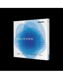 Струни для контрабасу D'ADDARIO HELICORE SOLO BASS STRING SET 3/4 Scale Medium Tension-foto2