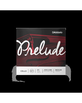Струни для віолончелі D'ADDARIO PRELUDE CELLO STRING SET 3/4 Scale Medium Tension