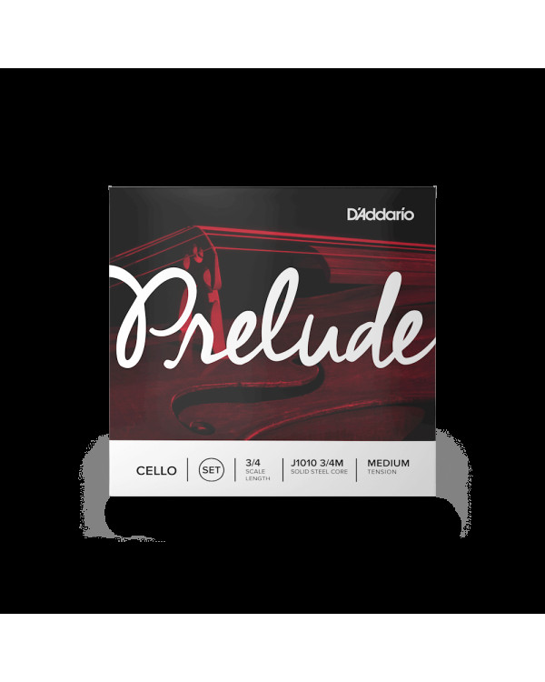 Струни для віолончелі D'ADDARIO PRELUDE CELLO STRING SET 3/4 Scale Medium Tension