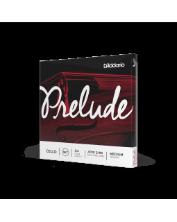 Струни для віолончелі D'ADDARIO PRELUDE CELLO STRING SET 3/4 Scale Medium Tension-foto2