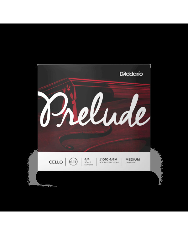 Струни для віолончелі D'ADDARIO PRELUDE CELLO STRING SET 4/4 Scale Medium Tension