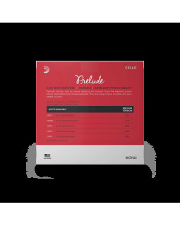 Струни для віолончелі D'ADDARIO PRELUDE CELLO STRING SET 4/4 Scale Medium Tension-foto3