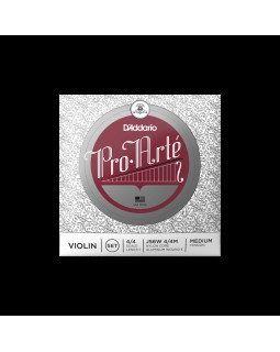 Струни для скрипки D'ADDARIO PRO-ART'E VIOLIN STRING SET WITH WOUND E 4/4 Scale Medium Tension