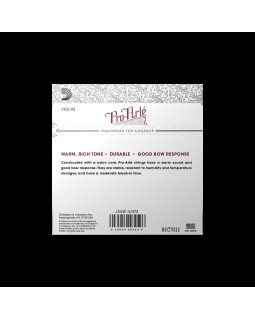 Струни для скрипки D'ADDARIO PRO-ART'E VIOLIN STRING SET WITH WOUND E 4/4 Scale Medium Tension-foto3