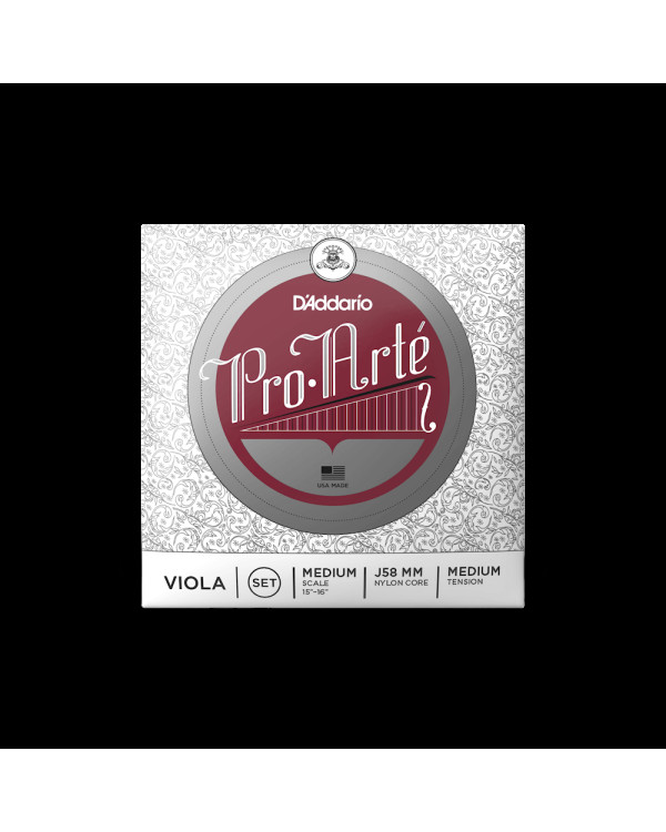 Струни для альта D'ADDARIO PRO-ART'E VIOLA STRING SET Medium Scale Medium Tension