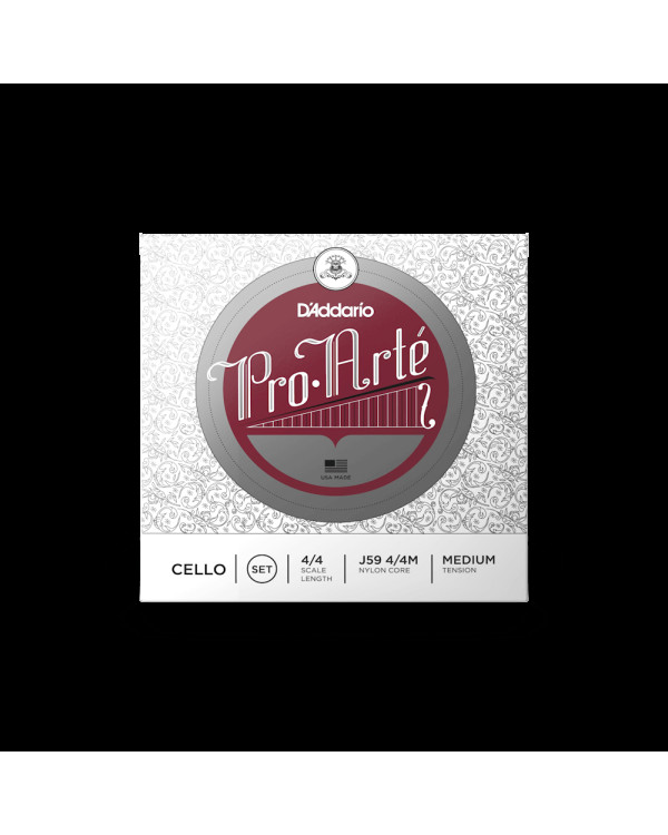 Струни для віолончелі D'ADDARIO PRO-ART'E CELLO STRING SET 4/4 Scale Medium Tension