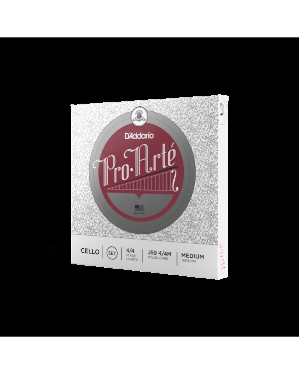 Струни для віолончелі D'ADDARIO PRO-ART'E CELLO STRING SET 4/4 Scale Medium Tension