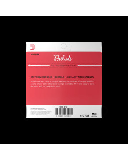 Струни для скрипки D'ADDARIO PRELUDE VIOLIN STRING SET 4/4 Scale Heavy Tension-foto3