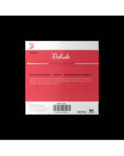Струни для скрипки D'ADDARIO PRELUDE VIOLIN STRING SET 4/4 Scale Light Tension-foto3