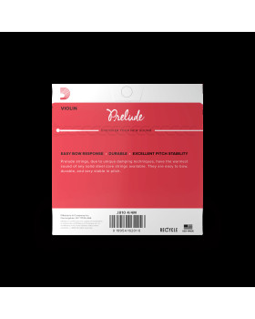 Струни для скрипки D'ADDARIO PRELUDE VIOLIN STRING SET 4/4 Scale Medium Tension-foto3