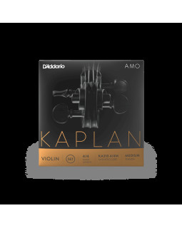 Струни для скрипки D'ADDARIO KAPLAN AMO VIOLIN STRING SET 4/4 Scale Medium Tension