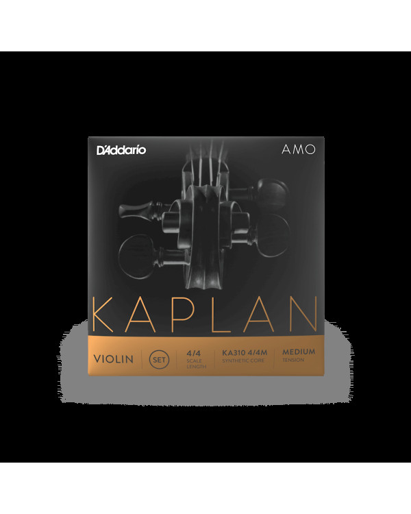 Струни для скрипки D'ADDARIO KAPLAN AMO VIOLIN STRING SET 4/4 Scale Medium Tension