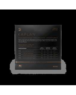 Струни для віолончелі D'ADDARIO KAPLAN CELLO STRING SET 4/4 Scale Medium Tension-foto3