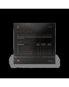 Струни для віолончелі D'ADDARIO KAPLAN CELLO STRING SET 4/4 Scale Medium Tension-foto3