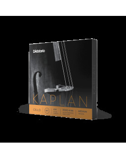 Струни для віолончелі D'ADDARIO KAPLAN CELLO STRING SET 4/4 Scale Medium Tension-foto2