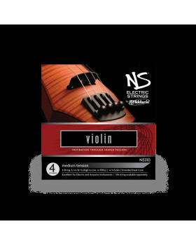 Струни для електроскрипки D'ADDARIO NS ELECTRIC VIOLIN STRING SET 4/4 Scale Medium Tension