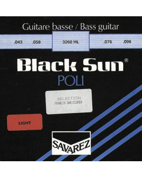 SAVAREZ 3260 НL Струни для бас-гітари Black Sun 0,43-0,96 Light