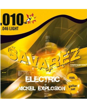 SAVAREZ Х50L Струни для електрогітари Nickel Explosion 0,10-0,46 Light
