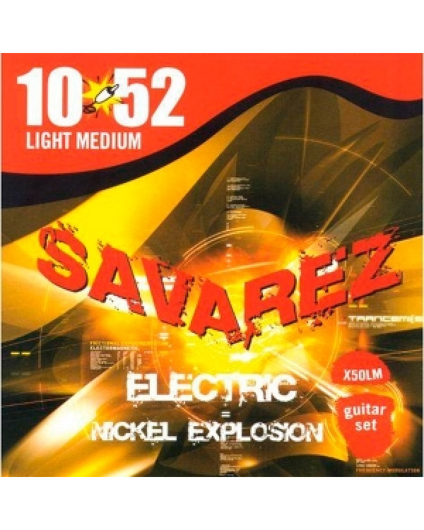 SAVAREZ Х50LМ Струни для електрогітари Nickel Explosion 0,10-0,52 Light Medium