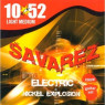 SAVAREZ Х50LМ Струни для електрогітари Nickel Explosion 0,10-0,52 Light Medium