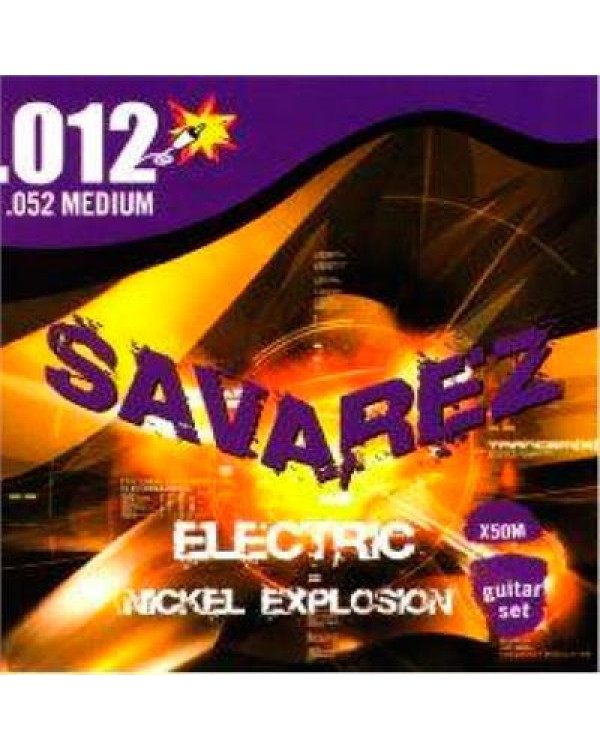 SAVAREZ Х50М Струни для електрогітари Nickel Explosion 0,12-0,52 Medium