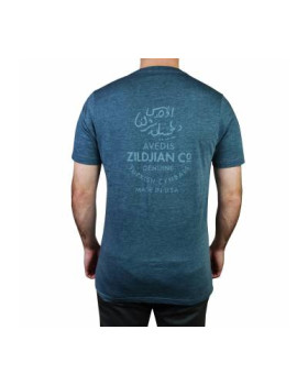 ZILDJIAN HEATHERED BLUE TEE SHIRT XL Футболка-foto3