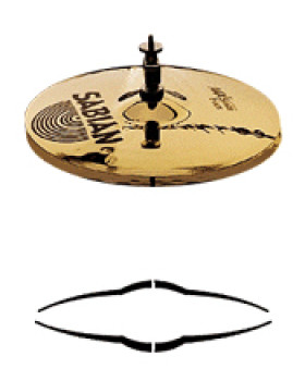 Тарілка для ударних SABIAN AAX Stage Hats 14 (Brilliance) -foto2