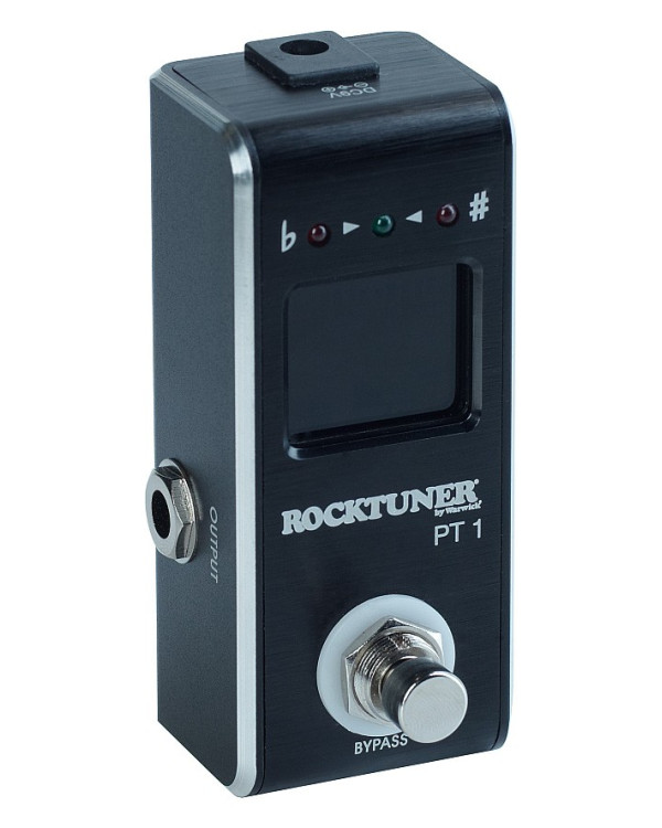 Тюнер хроматичний ROCKTUNER RTPT1 BLK MINI PEDAL TUNER