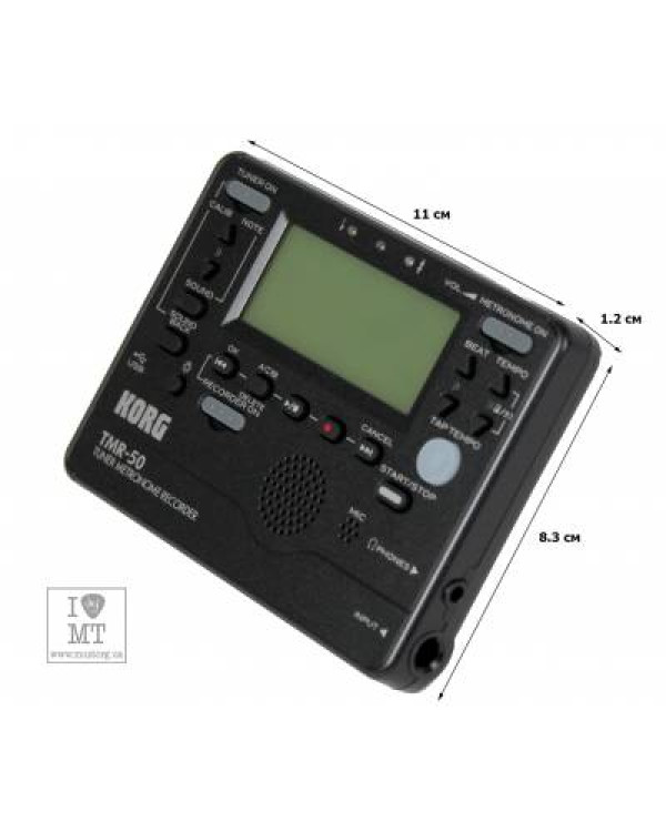 KORG TMR 50 BK Тюнер-метроном KORG TMR 50 BK Тюнер-метроном