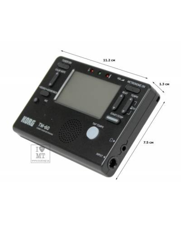 KORG TM-60-BK Тюнер-метроном
