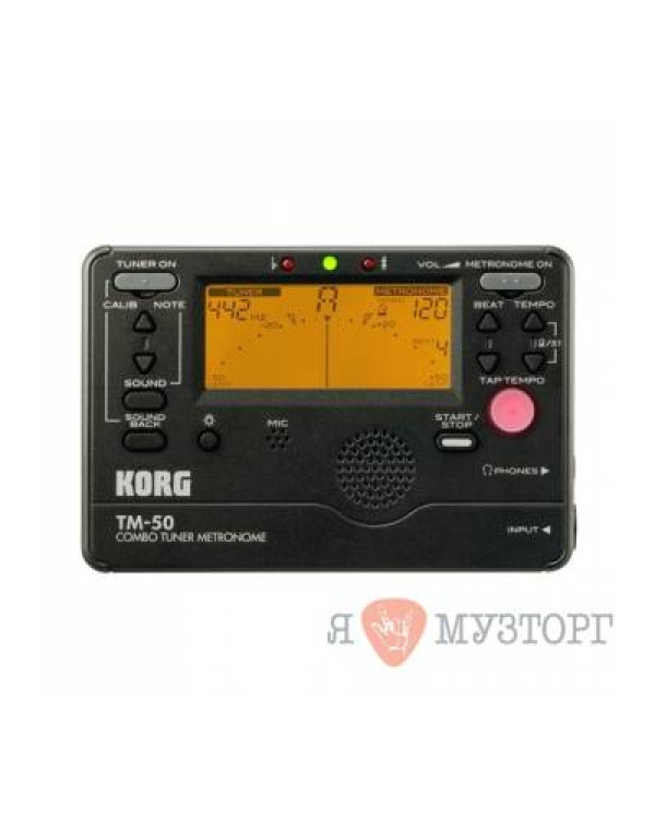 KORG TMR 50 BK Тюнер-метроном KORG TMR 50 BK Тюнер-метроном