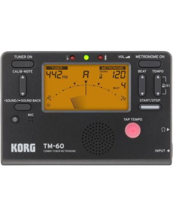 KORG TM-60-BK Тюнер-метроном
