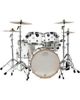 DW PERFORMANCE SERIES 5-PIECE SHELL PACK MAPLE SNARE (Gloss White)