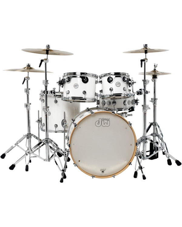 DW PERFORMANCE SERIES 5-PIECE SHELL PACK MAPLE SNARE (Gloss White)