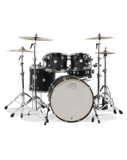 DW Design Series 5-Piece Shell Pack (Black Satin)