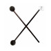 PALM PERCUSSION METAL TONGUE DRUM 9 LEAFS BLACK DOFF Глюкофон