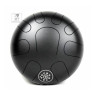 PALM PERCUSSION METAL TONGUE DRUM 9 LEAFS BLACK DOFF Глюкофон